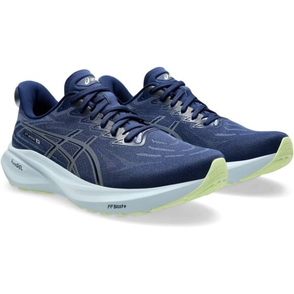 ASICS Men's GT-2000 13 Running Lace Up Blue Shoes Comfortable Sneakers - Picture 2 of 9